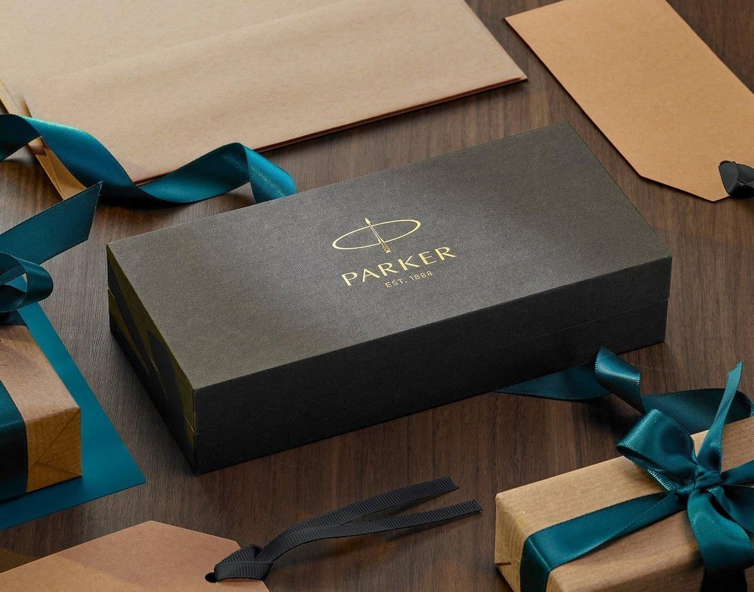 Pudełko prezentowe etui Prestige GBX 19 Parker 2102172. Etui na prezent do długopisu Parker. Pudełko prezentowe na pióro. Oryginalne pudełko z Parkera na prezent..jpg